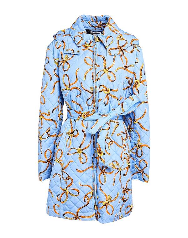 ブティックモスキーノ レディース アウター 上衣・上衣 パファージャケット BOUTIQUE MOSCHINO Light Blue 青み