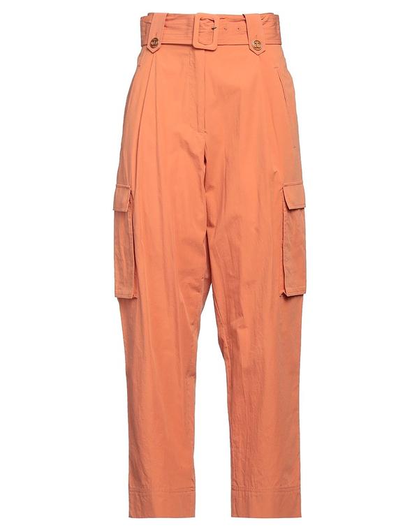 ツイン仕掛ける レディース ボトムス 心地好いズボン下 カーゴパンツ TWINSET Orange オレンジ色