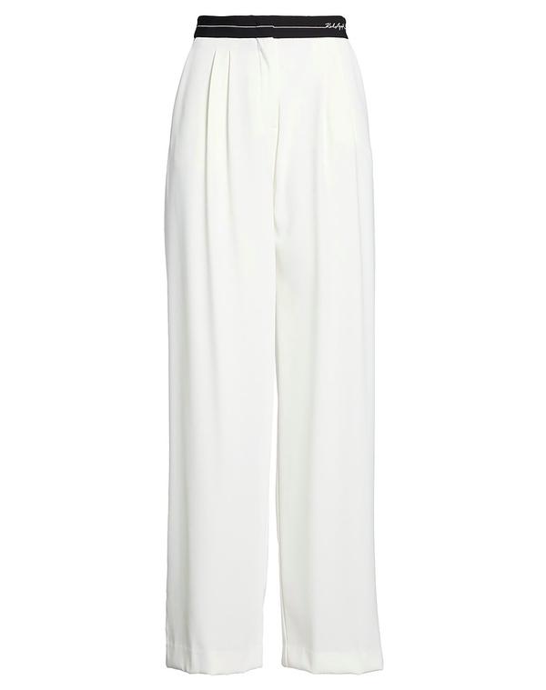 長い巻き毛 ラガーフェルド レディース ボトムス 心地よいズボン下 KARLAGERFELD White 白いこと