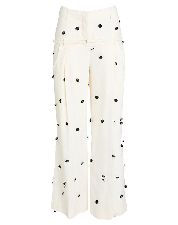 ジャクエムス レディース ボトムス 心地よいズボン下 広広としたズボン下 JACQUEMUS White 白いこと