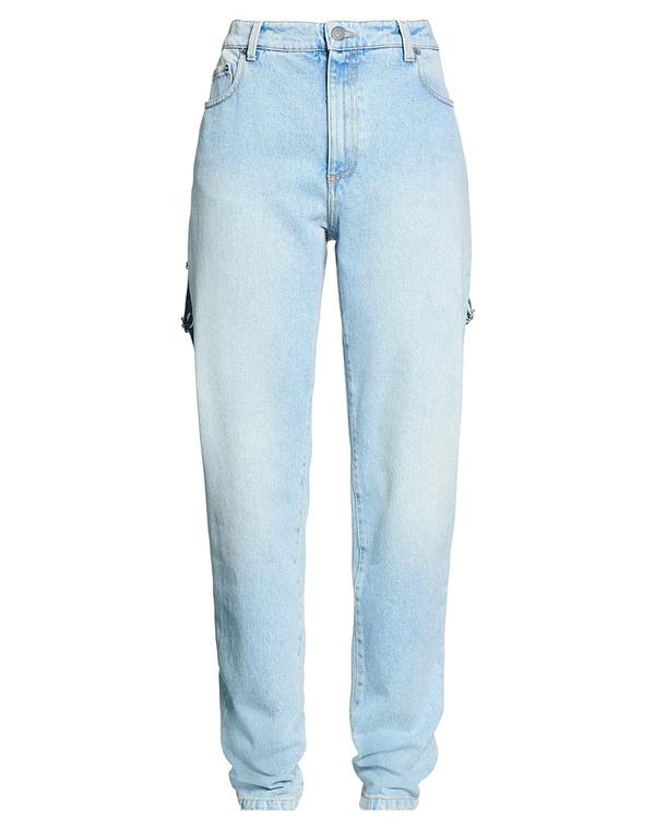 モスキーノ レディース ボトムス ジーンズズボン下 デニム MOSCHINO Blue 青み
