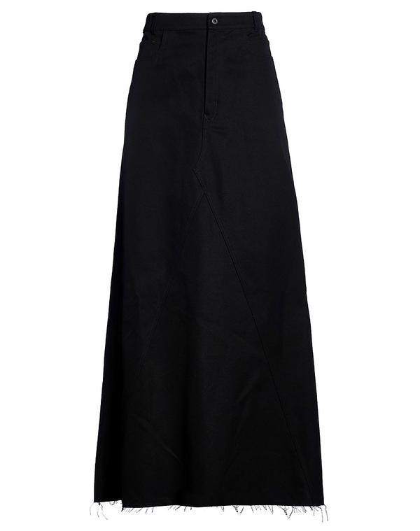 リックオウエンス レディース 下つ方スコート RICK OWENS Black 黒いこと