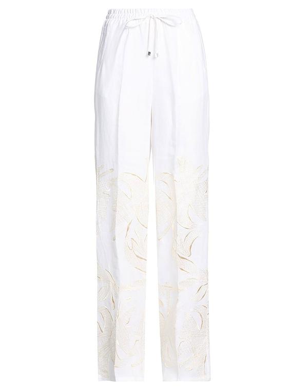 キートン レディース ボトムス 心地よいズボン下 広広としたズボン下 KITON White 白いこと