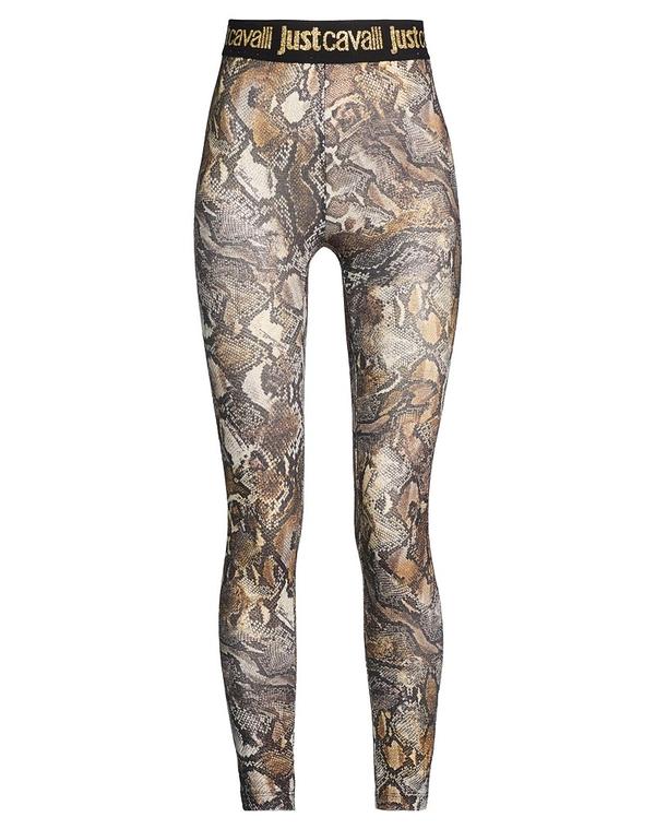 ジャストカバリ レディース ボトムス レギンス JUST CAVALLI Gold ゴールド
