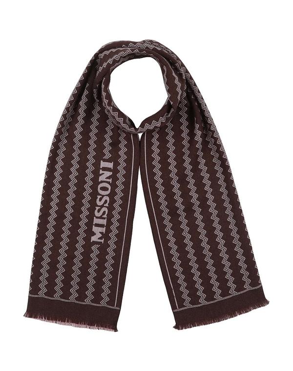 ミッソーニ レディース 付属物 えり巻き・袈裟・えり巻き えり巻き\u0026えり巻き MISSONI \u0026 Dark Brown 赤銅色