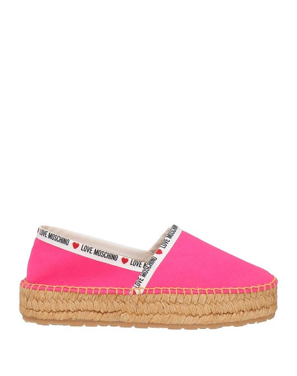 優しいこと モスキーノ レディース シューズ スリッポン・ローファー エスパドリーユ LOVE MOSCHINO Fuchsia フューシャ