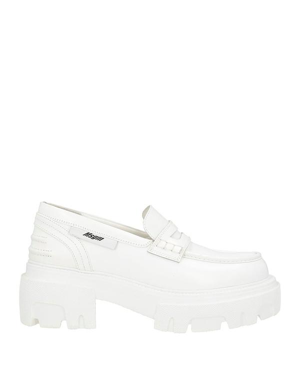 エムエスジイエム レディース シューズ スリッポン・ローファー モカシン MSGM White ホワイト｜ReVida 店