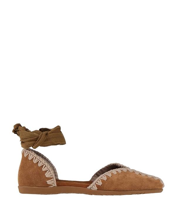 モウ レディース シューズ パンプス 女性バレエダンサー MOU Camel 駱駝