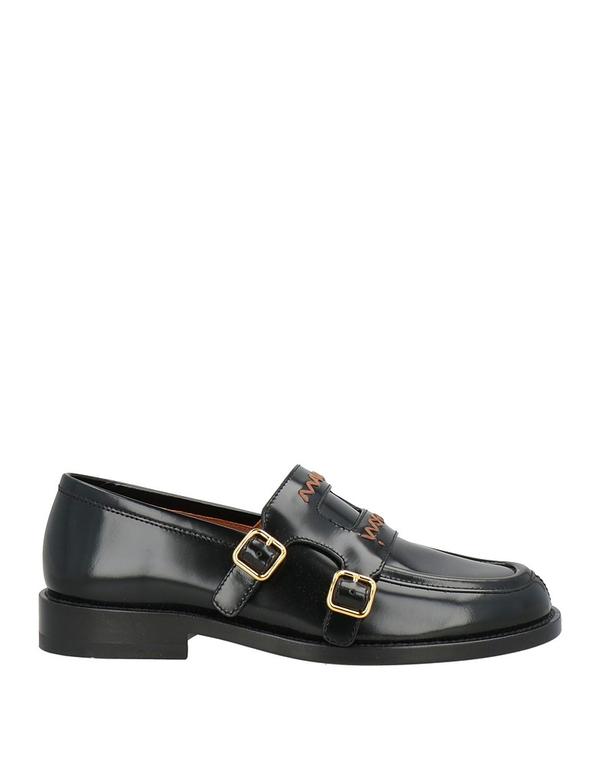 マルニ レディース シューズ スリッポン・ローファー モカシン MARNI Black 黒いこと