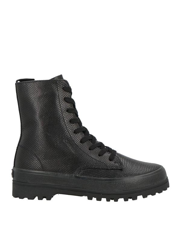 つづり方ガ レディース シューズ ブーツ・レインブーツ 遊撃手ブーツ SUPERGA Black 黒いこと