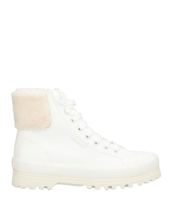 綴りかたガ レディース シューズ ブーツ・レインブーツ 遊撃手ブーツ SUPERGA White 白いこと