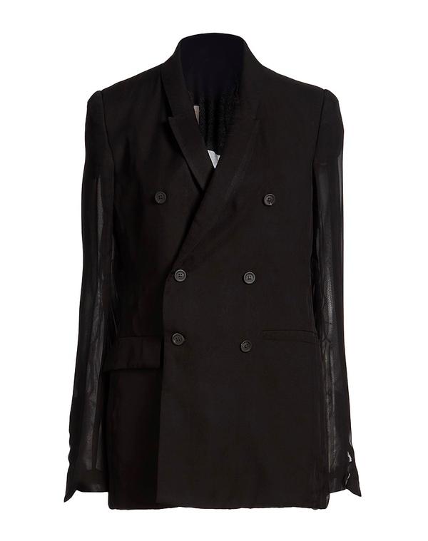 リックオウエンス レディース アウター 上衣・上衣 テーラードジャケット RICK OWENS Black 黒いこと