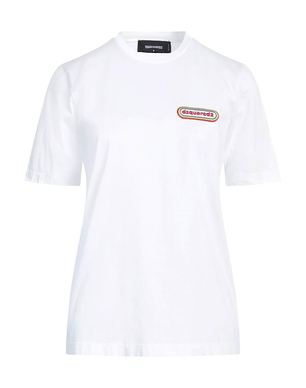 ディースクエアード レディース トップス Tシャツ DSQUARED2 ベーシック Tシャツ White ホワイト 17,266円
