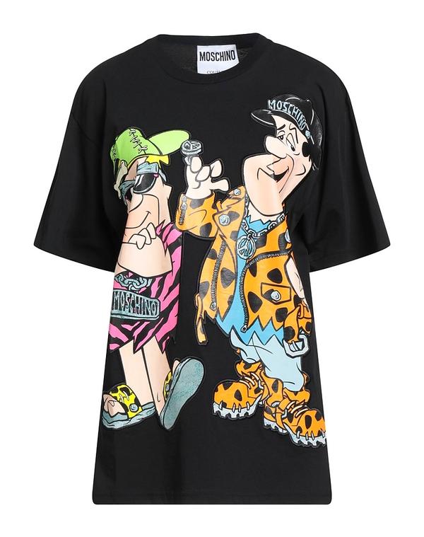 モスキーノ レディース トップス Tシャツ MOSCHINO Ｔシャツ Black ブラック