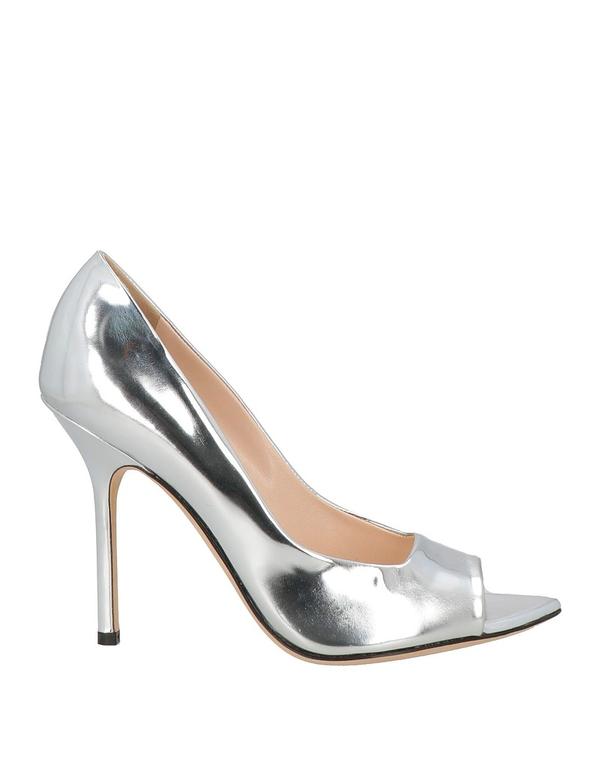 ポリーニ レディース シューズ パンプス POLLINI Silver しろがね色