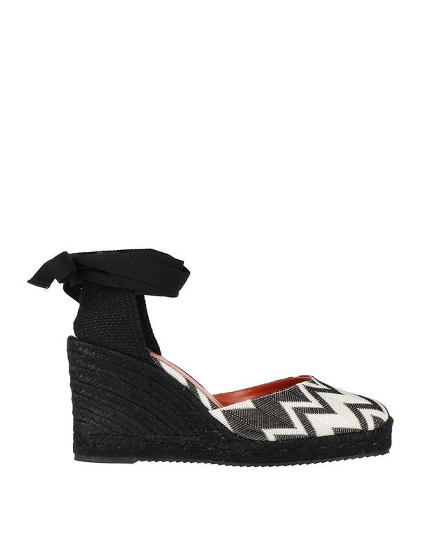ミッソーニ レディース シューズ スリッポン・ローファー エスパドリーユ MISSONI Black 黒いこと