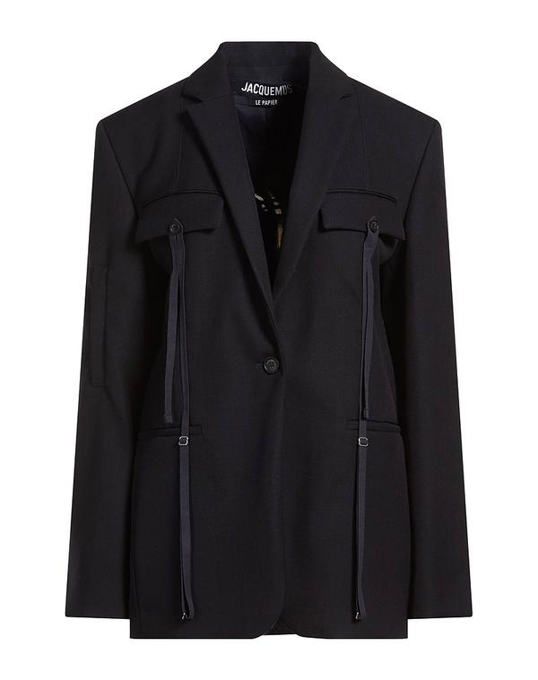 ジャクエムス レディース アウター ジャケット・ブルゾン テーラードジャケット JACQUEMUS Midnight Blue ブルー｜ReVida 店