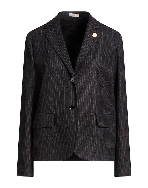 ラルディーニ レディース アウター 上衣・上衣 テーラードジャケット LARDINI Charcoal 濃灰色
