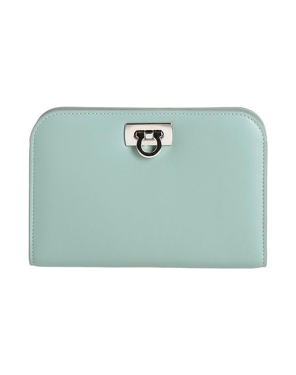フェラガモ レディース 御徒面子 FERRAGAMO Light Green 緑であること