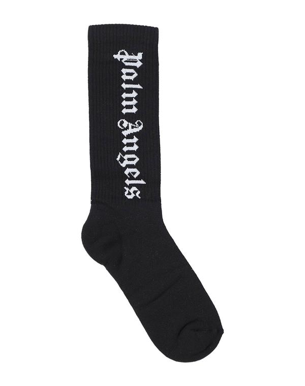 パーム・エンジェルス レディース アンダー御召しもの ソックス ストッキング\u0026靴下 PALM ANGELS \u0026 Black 黒いこと