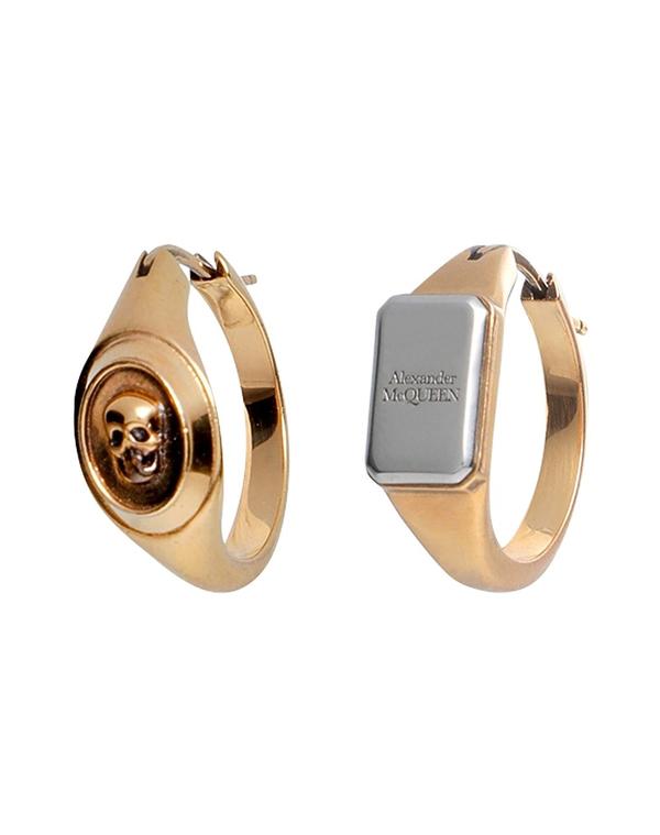 マックイーン レディース アクセサリー ピアス・イヤリング MCQUEEN Gold ゴールド|ReVida 店