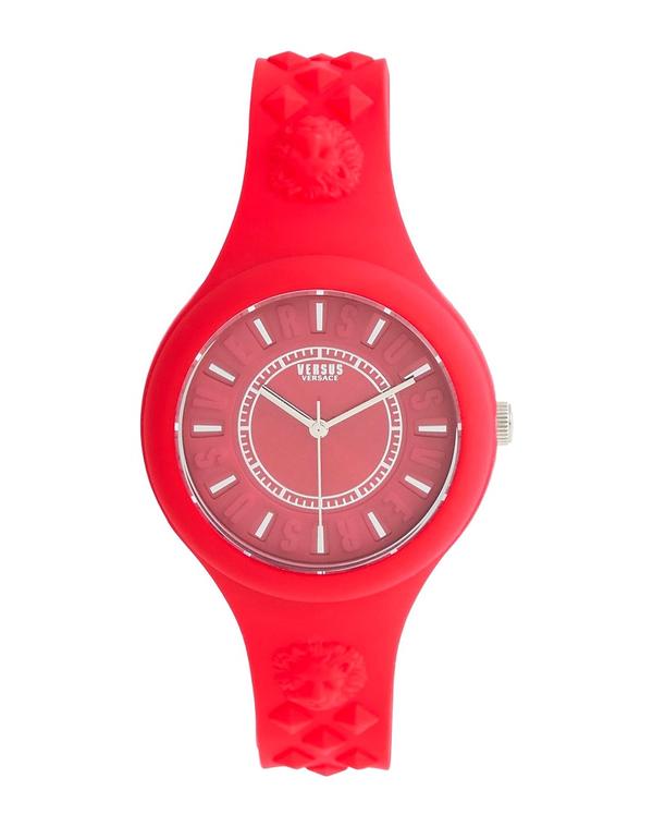 ヴェルサス ヴェルサーチ レディース 佩び物 ウォッチ VERSUS VERSACE Red 赤いこと