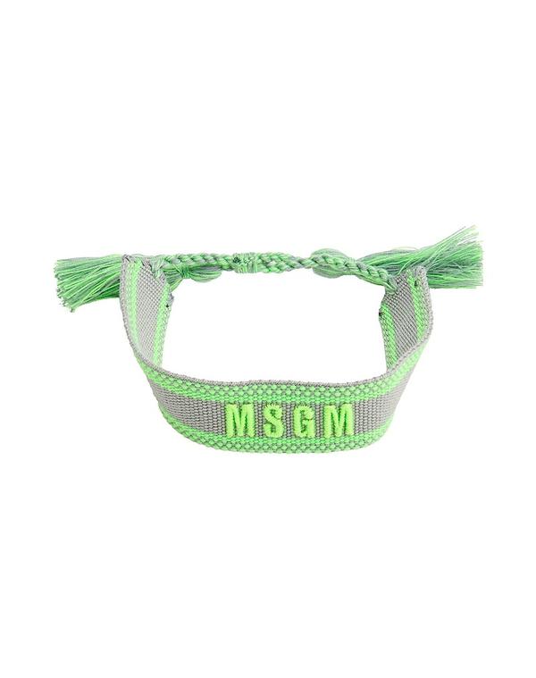 エムエスジイエム レディース アクセサリー ブレスレット・バングル・アンクレット MSGM Light Green グリーン｜ReVida 店