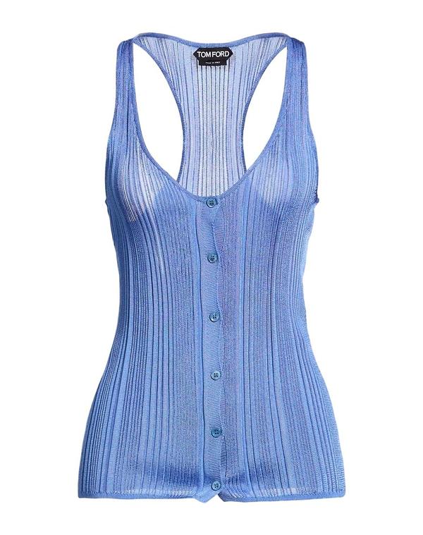 トム・ジェラルド・r・フォード レディース トップス プルオーバー TOM FORD Light Blue 青碧