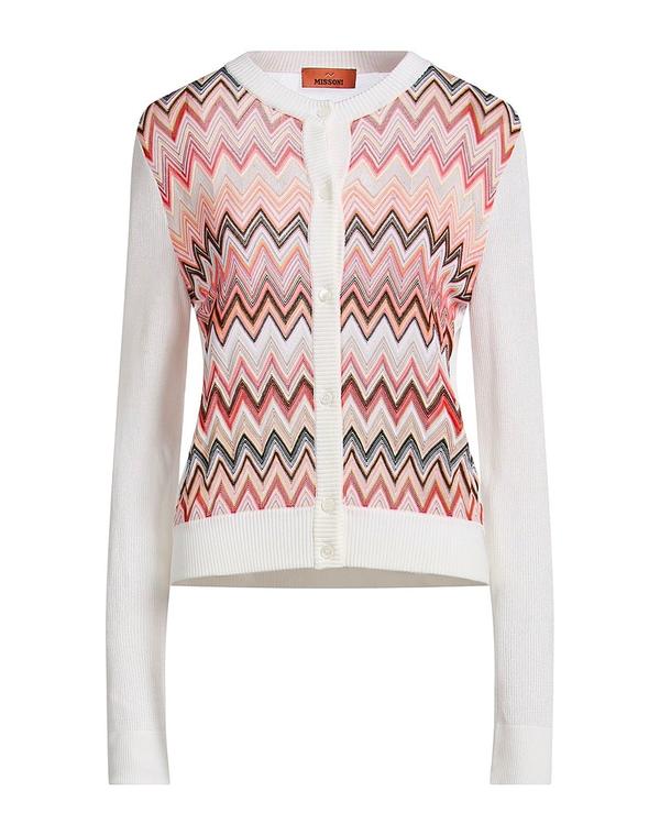 ミッソーニ レディース アウター ジレー MISSONI Salmon Pink サクラ色