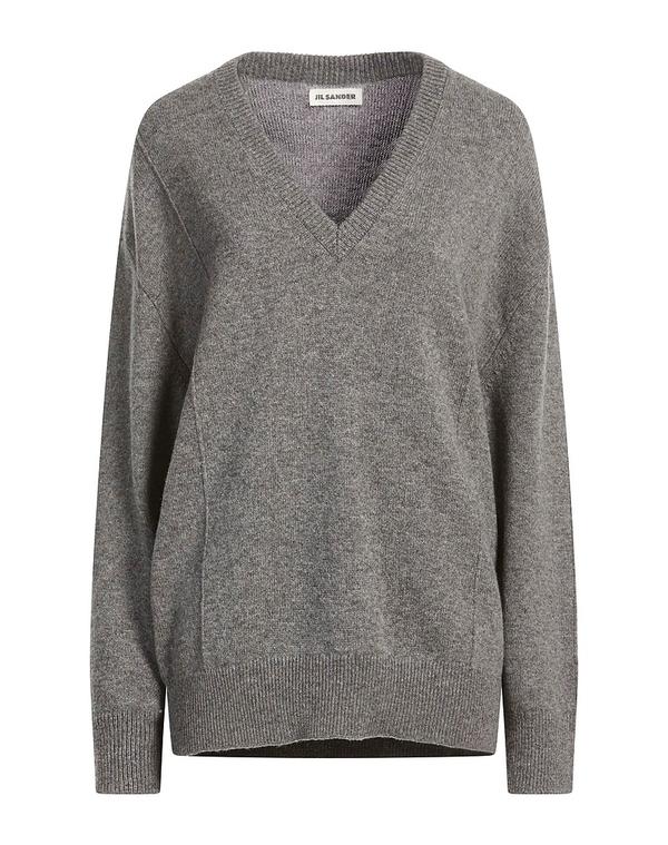 ジル・サンダー レディース トップス プルオーバー ティーシャツ JIL SANDER Gray 薄墨色
