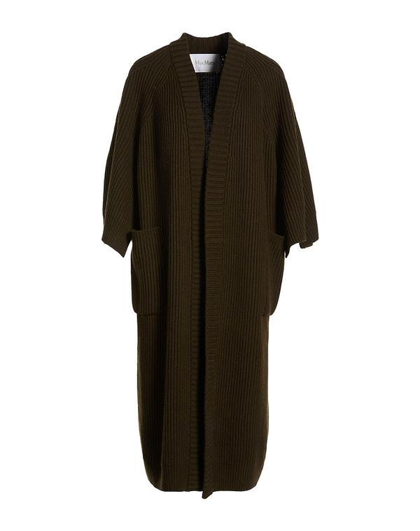 マックスマーラ レディース アウター ジレー MAX MARA Military Green 緑であること