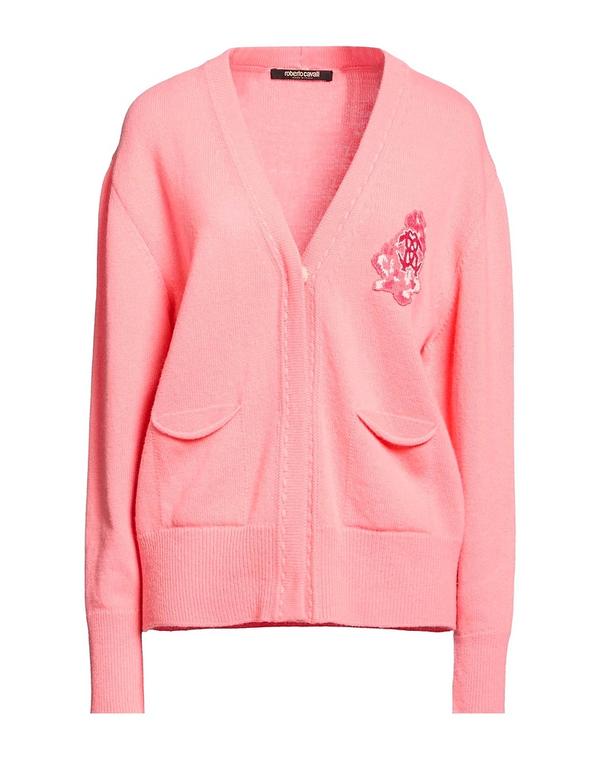 ロベルトカヴァリ レディース アウター ジレー ROBERTO CAVALLI Pink サクラ色