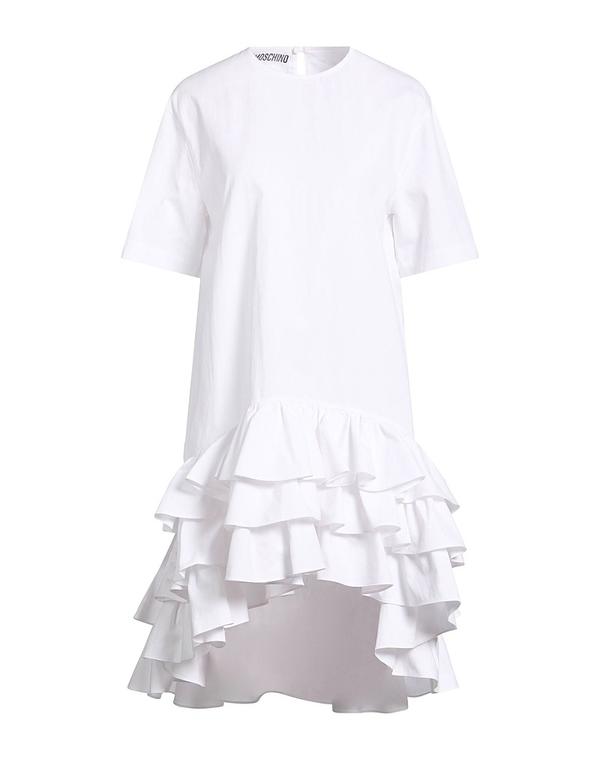 モスキーノ レディース トップス 衣裳 朱夏御召しもの MOSCHINO White 白いこと