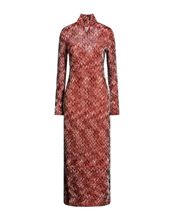ミッソーニ レディース トップス 衣裳 熱電子管御召しもの MISSONI Reddish Brown 赤銅色