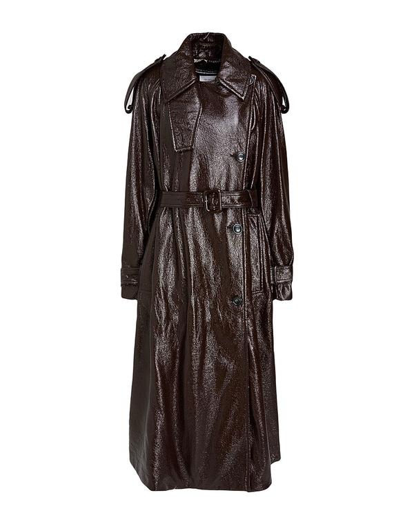 運動競技マックス レディース アウター 厚地の外套 SPORTMAX Dark Brown 赤銅色