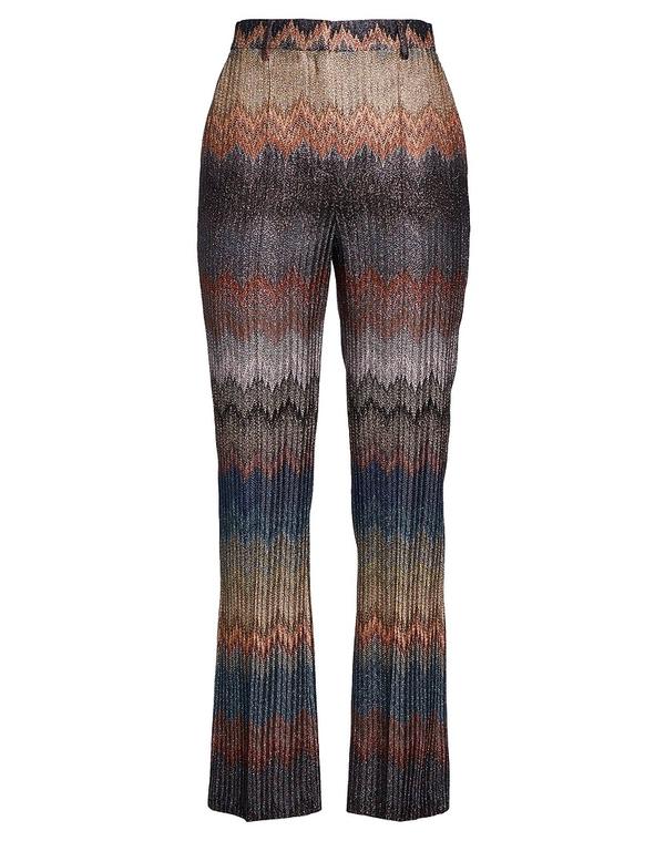 ミッソーニ レディース ボトムス カジュアルパンツ フレアカットパンツ MISSONI Gold ゴールド｜ReVida 店