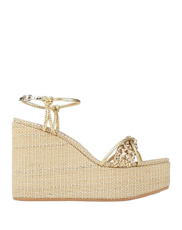 カサディ レディース シューズ サンダル CASADEI Gold ゴールド