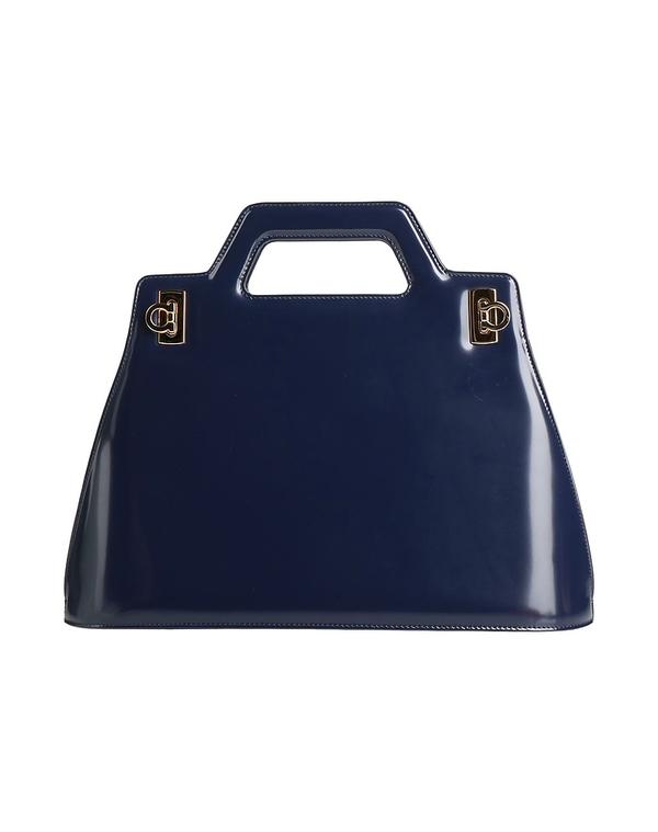フェラガモ レディース 御徒面子 FERRAGAMO Navy 米国海軍