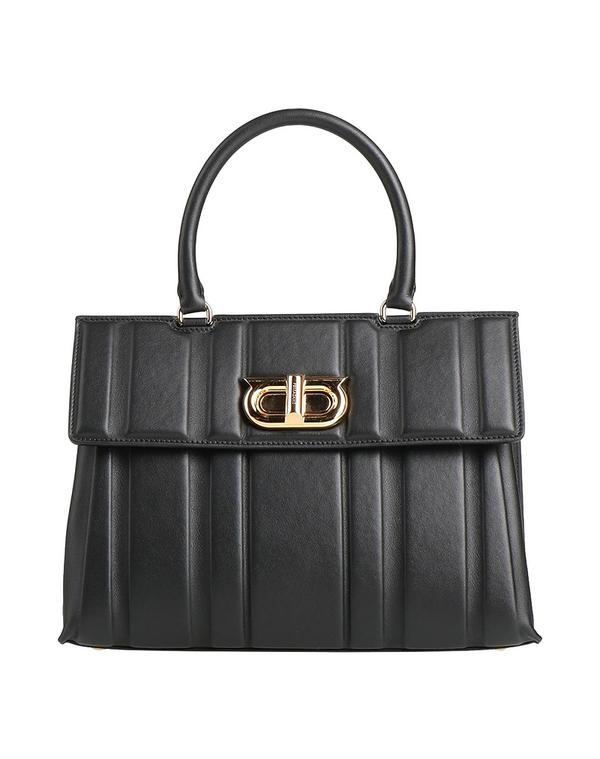 フェラガモ レディース 御徒面子 FERRAGAMO Black 黒いこと