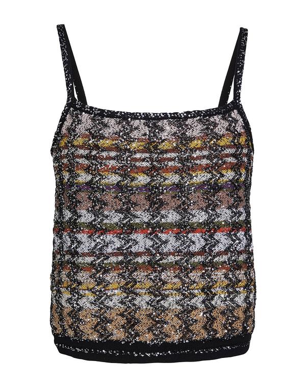 ミッソーニ レディース トップス プルオーバー MISSONI Black 黒いこと