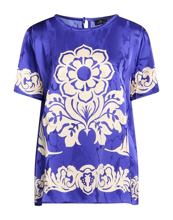 エトロ レディース トップス ティーシャツ ETRO Purple パープル