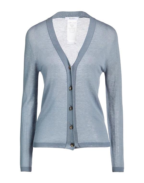 マックスマーラ レディース アウター ジレー MAX MARA Blue Gray 薄墨色