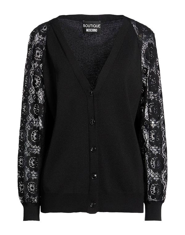 ブティックモスキーノ レディース アウター ジレー BOUTIQUE MOSCHINO Black 黒いこと
