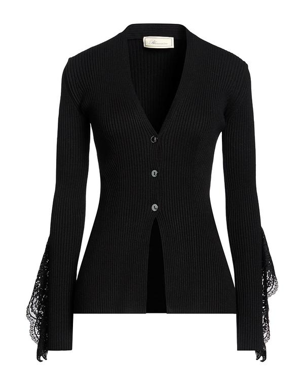 ブルマリン レディース アウター ジレー BLUMARINE Black 黒いこと