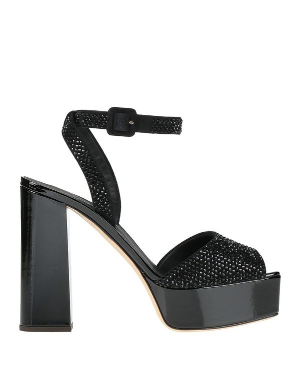 ジュゼッペザノッティ レディース シューズ サンダル GIUSEPPE ZANOTTI Black 黒いこと