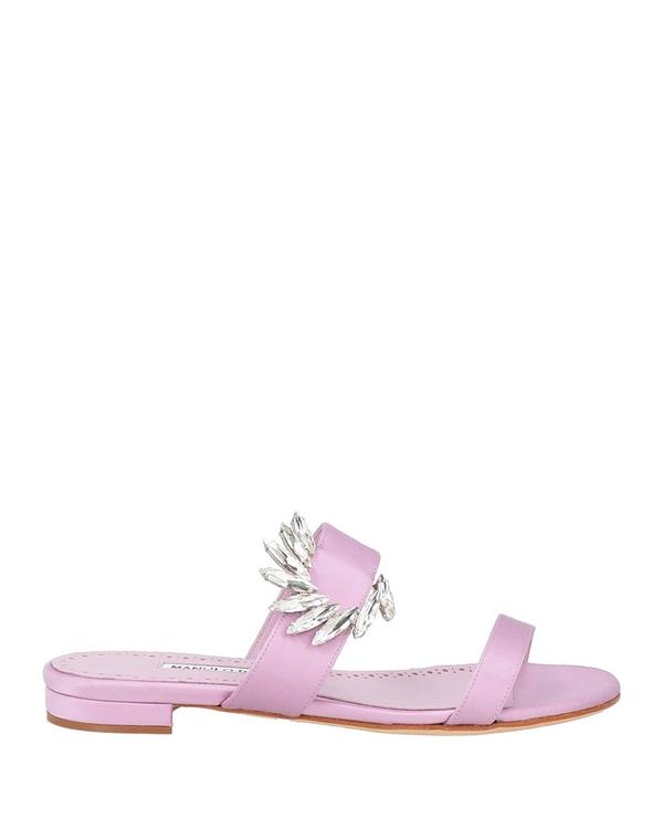 マノロ ブラニク レディース シューズ サンダル MANOLO BLAHNIK Lilac 紫はしどい