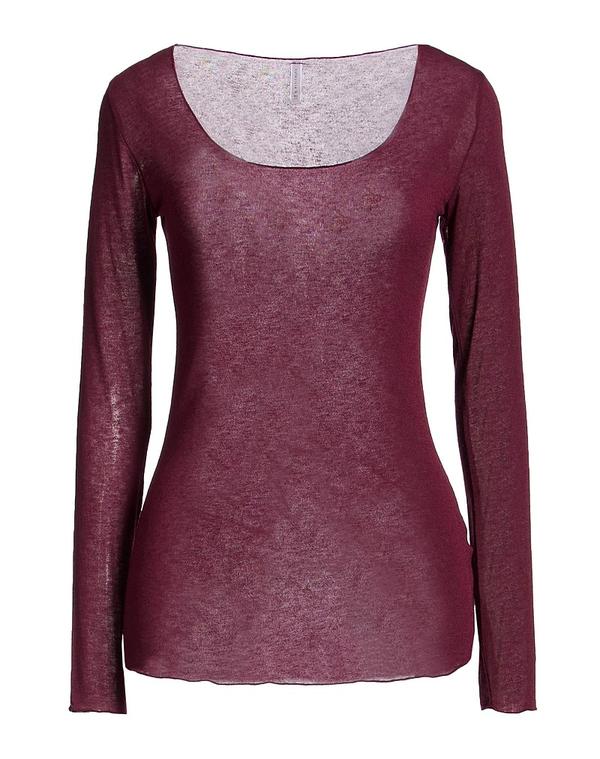 ダニエル フィエゾリ レディース トップス ティーシャツ DANIELE FIESOLI Bordeaux