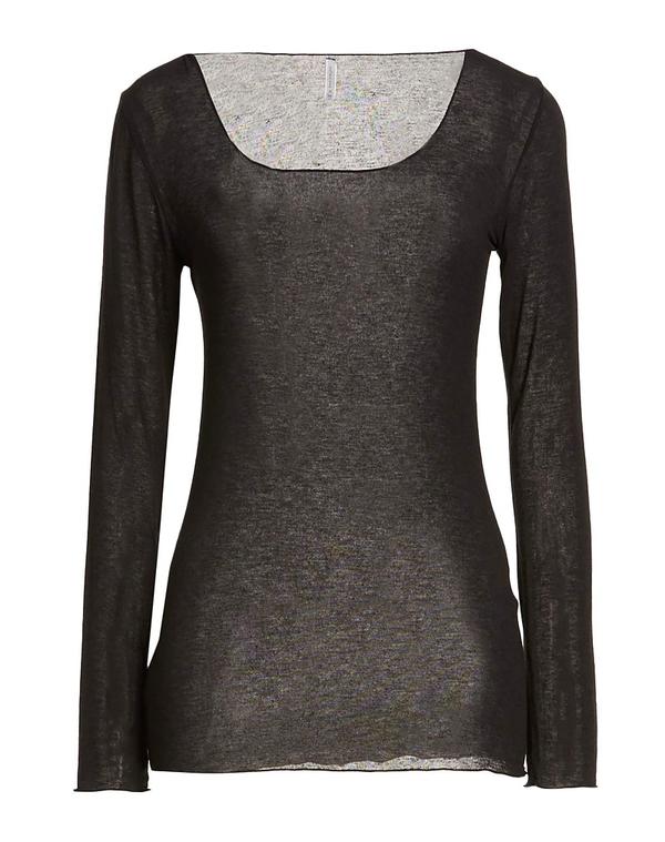 ダニエル フィエゾリ レディース トップス ティーシャツ DANIELE FIESOLI Black 黒いこと