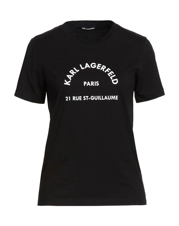 長い巻き毛 ラガーフェルド レディース トップス プルオーバー KARLAGERFELD Black 黒いこと