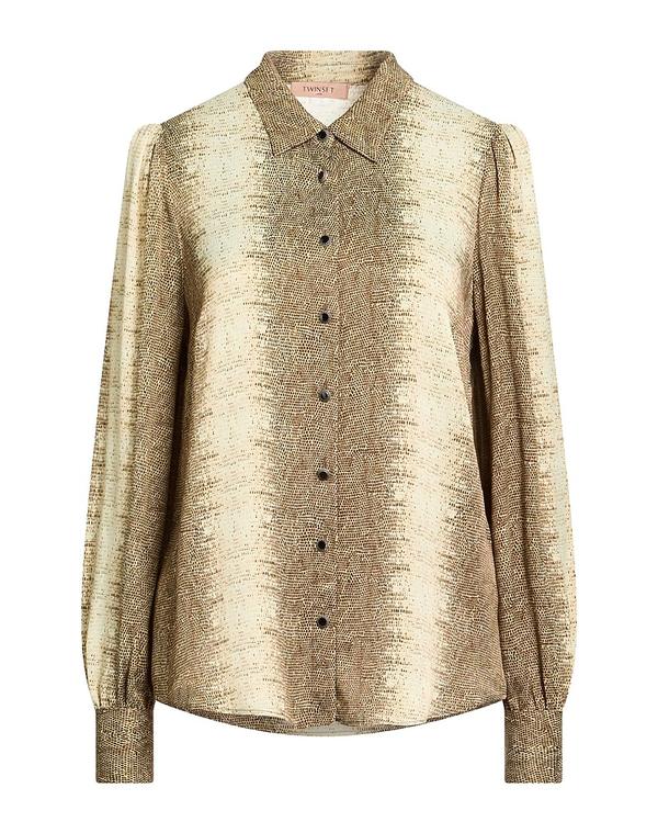 ツイン仕掛ける レディース トップス プルオーバー TWINSET \u0026 Khaki カーキ